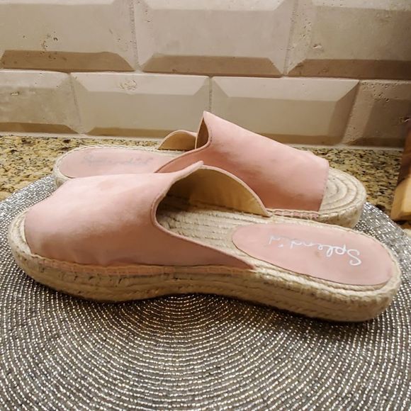 SOLD!! SPLENDID Franci Suede Slides - Size 9 - Picture 3 of 6